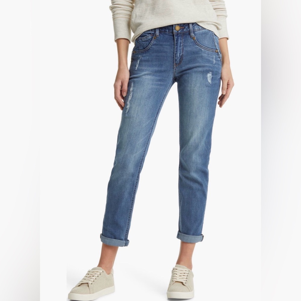 Wit & Wisdom Ab Solution side Girlfriend Jeans Size 6